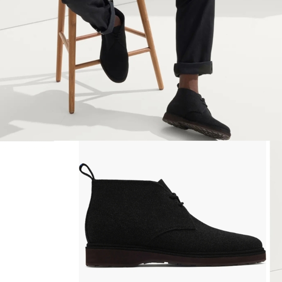 Rothy's The Chukka Boot In Black - Picture 1 of 11